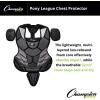 Champion Sports 15″ Lightweight Multi-layered Pony League Chest Protector – Removable Shoulder Cap and Tail – Chest Protector – Ages: 12-16