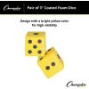 Champion Sports 6 Inch Coated Foam Dice(3 Inch (Set of 2))