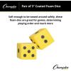 Champion Sports 6 Inch Coated Foam Dice(3 Inch (Set of 2))