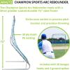 Champion Sports Arch RebounderPitchback Screen – Heavy-Duty Construction, Adjustable Angles, Pitchback Net with Strike Zone, 42″ W x 72″ H(Arc Rebounder)