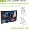 Champion Sports Arch RebounderPitchback Screen – Heavy-Duty Construction, Adjustable Angles, Pitchback Net with Strike Zone, 42″ W x 72″ H(Multisport Pitchback Screen)