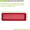Champion Sports Bowling Pin Backstop: Sporting Goods Equipment for Training & Family Games