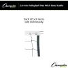 Champion Sports Braided Volleyball Nets, White, 32 x 3-Feet