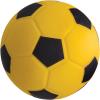Champion Sports Coated High Density Foam Soccer Ball, Yellow, Black, 4(4 (Pack of 12))
