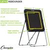 Champion Sports Deluxe Lacrosse Target: Ball Return Bounce Back Net Set for Professional, College and Grade School Training & Drills(3’x8′)