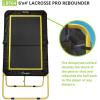 Champion Sports Deluxe Lacrosse Target: Ball Return Bounce Back Net Set for Professional, College and Grade School Training & Drills(4’x8′)