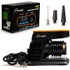 Champion Sports Digital Air Pump – Electronic Inflator for Sports Balls – Portable, Smart Ball Pump for Basketball, Soccer Ball, Football, Volleyball – Comes with Pressure Gauge and 3 Needle Tips