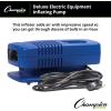 Champion Sports Electric Ball Inflator with Needle – Quiet Air Compressor for Basketball, Soccer, Volleyball & Sports Balls, High PSI Rating, Fast Inflation, 110-120V AC Power for Gym & School Use(1/4 HP – 125 PSI (Deluxe))
