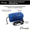 Champion Sports Electric Ball Inflator with Needle – Quiet Air Compressor for Basketball, Soccer, Volleyball & Sports Balls, High PSI Rating, Fast Inflation, 110-120V AC Power for Gym & School Use(1/4 HP – 125 PSI (Deluxe))