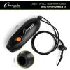 Champion Sports Electronic Hand Whistle, Three Tone-for Sports Coach, Referee, PE Teacher, Lifeguard, & Personal Use -Push Button, Handheld, Indoor and Outdoor, Adjustable Volume and Wrist Strap Black