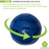 Champion Sports Extreme Series Soccer Ball – Sizes 3, 4, 5, Soft Touch, All Weather, High Air Retention, Youth & Adult League Balls for Training, Games, Outdoor & Indoor Play, Multiple Colors(Blue)