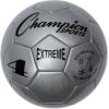 Champion Sports Extreme Series Soccer Ball – Sizes 3, 4, 5, Soft Touch, All Weather, High Air Retention, Youth & Adult League Balls for Training, Games, Outdoor & Indoor Play, Multiple Colors(Silver)