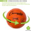 Champion Sports Extreme Series Soccer Ball – Sizes 3, 4, 5, Soft Touch, All Weather, High Air Retention, Youth & Adult League Balls for Training, Games, Outdoor & Indoor Play, Multiple Colors(Orange)