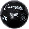Champion Sports Extreme Series Soccer Ball – Sizes 3, 4, 5, Soft Touch, All Weather, High Air Retention, Youth & Adult League Balls for Training, Games, Outdoor & Indoor Play, Multiple Colors(Black)
