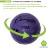 Champion Sports Extreme Series Soccer Ball – Sizes 3, 4, 5, Soft Touch, All Weather, High Air Retention, Youth & Adult League Balls for Training, Games, Outdoor & Indoor Play, Multiple Colors(Purple)