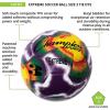Champion Sports Extreme Tie-Dye Soccer Ball – Durable All-Weather Soccer Ball for Kids, Youth & Adults – Sizes 3, 4, 5(Multi Tie Dye)