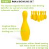Champion Sports Foam Weighted Bowling Pin Set – Pins, Ball and Carry Case Set