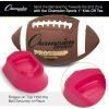 Champion Sports Football Kicking Tee for Kickoff Practice, 1” Black – Ball Holder Tees for Footballs – Kicking Block and Accessories for Adults, Kids, Coaches