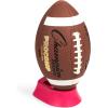 Champion Sports Football Kicking Tee for Kickoff Practice, 1” Black – Ball Holder Tees for Footballs – Kicking Block and Accessories for Adults, Kids, Coaches