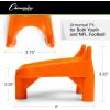 Champion Sports Heavy Duty Football Kickoff Kicking Tee – High Visibility Orange – 2″