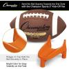 Champion Sports Heavy Duty Football Kickoff Kicking Tee – High Visibility Orange – 2″