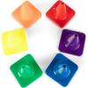 Champion Sports High Visibility Vinyl Cones – Durable Field Markers for Drills, Sports, Schools, Indoor Gyms & Outdoor Training(Assorted Colors)