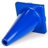 Champion Sports High Visibility Vinyl Cones – Durable Field Markers for Drills, Sports, Schools, Indoor Gyms & Outdoor Training(Blue)