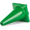 Champion Sports High Visibility Vinyl Cones – Durable Field Markers for Drills, Sports, Schools, Indoor Gyms & Outdoor Training(Green)