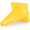 Champion Sports High Visibility Vinyl Cones – Durable Field Markers for Drills, Sports, Schools, Indoor Gyms & Outdoor Training(Yellow)