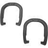 Champion Sports Horseshoe Set: Traditional Outdoor Lawn Game includes Four Professional Solid Steel Horseshoes with Solid Steel Stakes & Carrying Storage Case(Elite Set)
