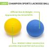 Champion Sports Lacrosse Balls – Official Size & Weight, NCAA & NFHS Approved, SEI Certified – Pro, College & Youth Game & Practice Use – Multi-Color, Packs of 3, 6 & 12(Assorted)