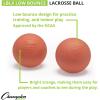 Champion Sports Lacrosse Balls – Official Size & Weight, NCAA & NFHS Approved, SEI Certified – Pro, College & Youth Game & Practice Use – Multi-Color, Packs of 3, 6 & 12(Orange)