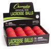 Champion Sports Lacrosse Balls – Official Size & Weight, NCAA & NFHS Approved, SEI Certified – Pro, College & Youth Game & Practice Use – Multi-Color, Packs of 3, 6 & 12(Red)