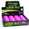 Champion Sports Lacrosse Balls – Official Size & Weight, NCAA & NFHS Approved, SEI Certified – Pro, College & Youth Game & Practice Use – Multi-Color, Packs of 3, 6 & 12(Pink)