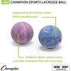 Champion Sports Lacrosse Balls & Rhino Skin Foam Balls – Official Size Balls for Games, Practice & Training, NCAA, NFHS & SEI Certified, Multiple Colors, Packs & Styles Available(Cosmic Swirl)