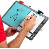 Champion Sports Large & XL Dry Erase Board For Coaching – Whiteboards for Strategizing, Techniques, Plays – 2-Sided Boards with Front Side Full Field – Backside Half Field and Lineup(Hockey)