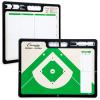 Champion Sports Large & XL Dry Erase Board For Coaching – Whiteboards for Strategizing, Techniques, Plays – 2-Sided Boards with Front Side Full Field – Backside Half Field and Lineup(Baseball/Softball)