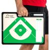 Champion Sports Large & XL Dry Erase Board For Coaching – Whiteboards for Strategizing, Techniques, Plays – 2-Sided Boards with Front Side Full Field – Backside Half Field and Lineup(Baseball/Softball)