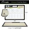 Champion Sports Large & XL Dry Erase Board For Coaching – Whiteboards for Strategizing, Techniques, Plays – 2-Sided Boards with Front Side Full Field – Backside Half Field and Lineup(Volleyball)