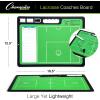 Champion Sports Large & XL Dry Erase Board For Coaching – Whiteboards for Strategizing, Techniques, Plays – 2-Sided Boards with Front Side Full Field – Backside Half Field and Lineup(Lacrosse)