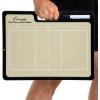 Champion Sports Large & XL Dry Erase Board For Coaching – Whiteboards for Strategizing, Techniques, Plays – 2-Sided Boards with Front Side Full Field – Backside Half Field and Lineup(Volleyball)