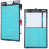 Champion Sports Large & XL Dry Erase Board For Coaching – Whiteboards for Strategizing, Techniques, Plays – 2-Sided Boards with Front Side Full Field – Backside Half Field and Lineup(Hockey)
