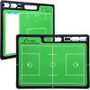 Champion Sports Large & XL Dry Erase Board For Coaching – Whiteboards for Strategizing, Techniques, Plays – 2-Sided Boards with Front Side Full Field – Backside Half Field and Lineup(Lacrosse)