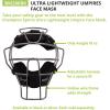 Champion Sports Lightweight Umpire Face Mask, Silver