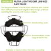 Champion Sports Lightweight Umpire Face Mask, Silver