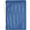 Champion Sports Mesh Equipment Bag – Heavy-Duty Nylon Drawstring Bag with Lock & ID Tag, Breathable Storage Sack for Balls, Swim Gear, Laundry & Toys, Multiple Sizes & Colors(Blue)