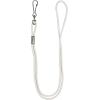 Champion Sports Nylon Lanyards with J-Hook Clip, White – 12 Pack (Poly Bag)