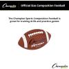 Champion Sports Official Size Composite Leather Series Football, Brown