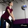 Champion Sports Official Synthetic Leather Volleyball(Blue/Gray)