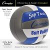 Champion Sports Official Synthetic Leather Volleyball(Blue/Gray)